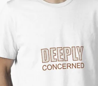 Our Deeply concerned collection can be used to make a bold and unexpected political statement